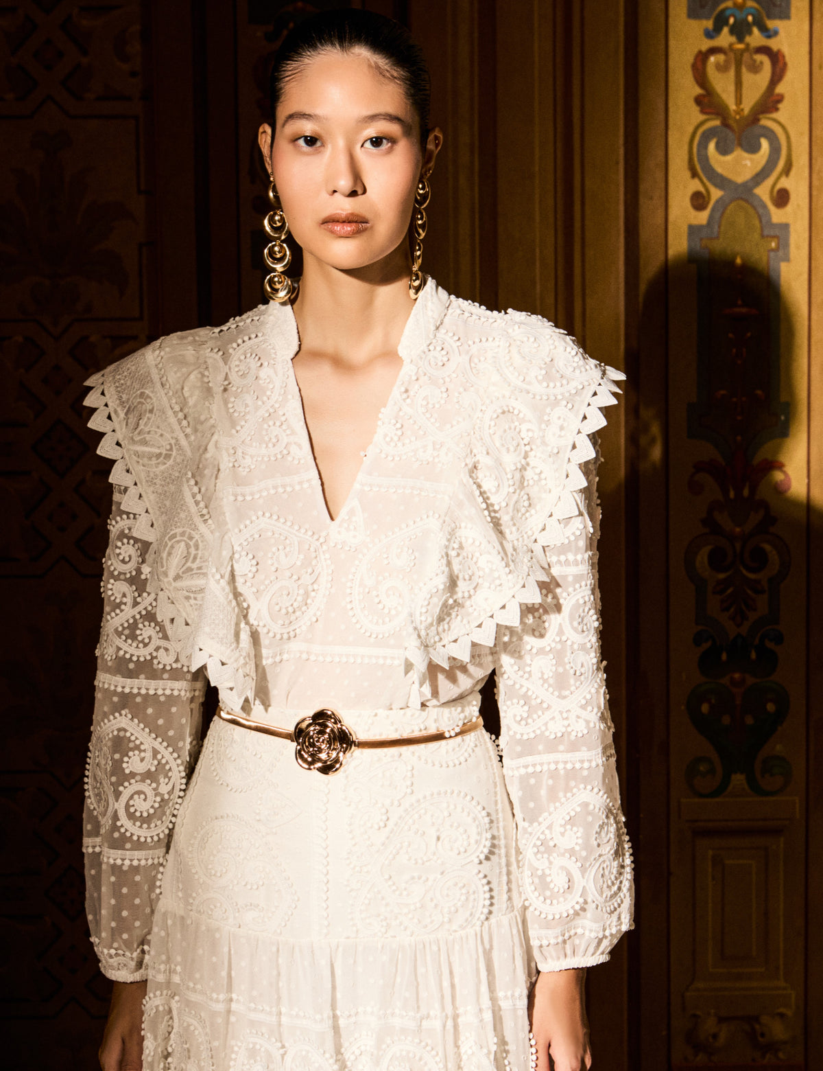 Blusa Bordado Kemyli Off White