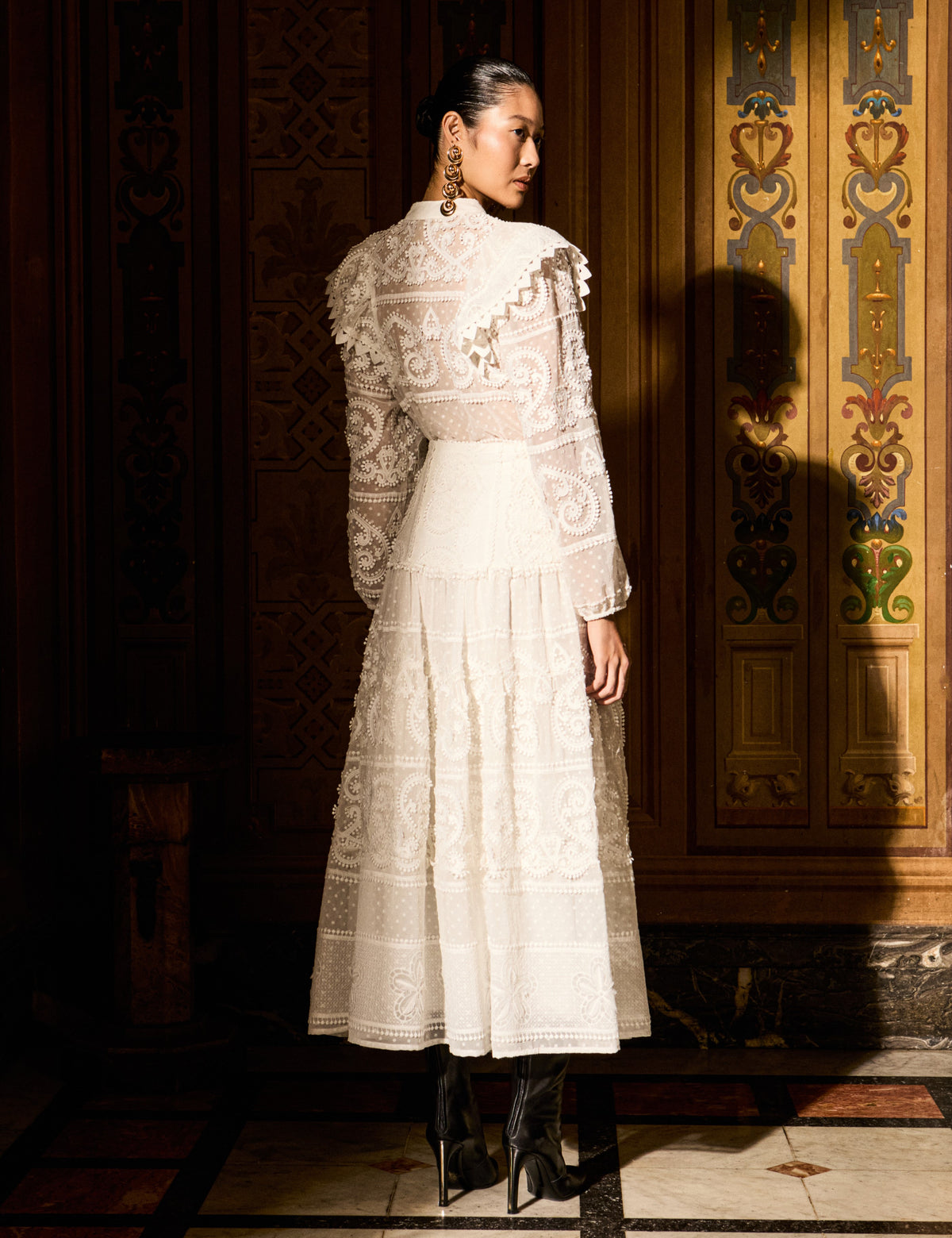 Blusa Bordado Kemyli Off White