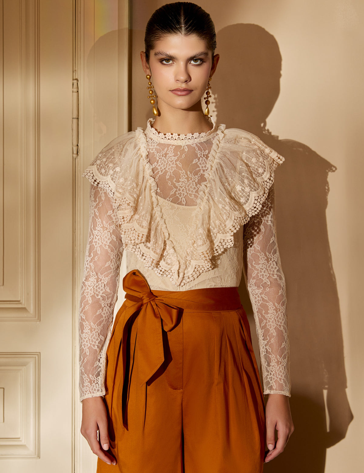 Blusa Renda Chantilly Silvana