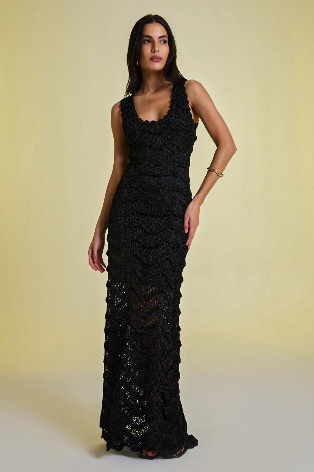Vestido Tricot Longo Gisele