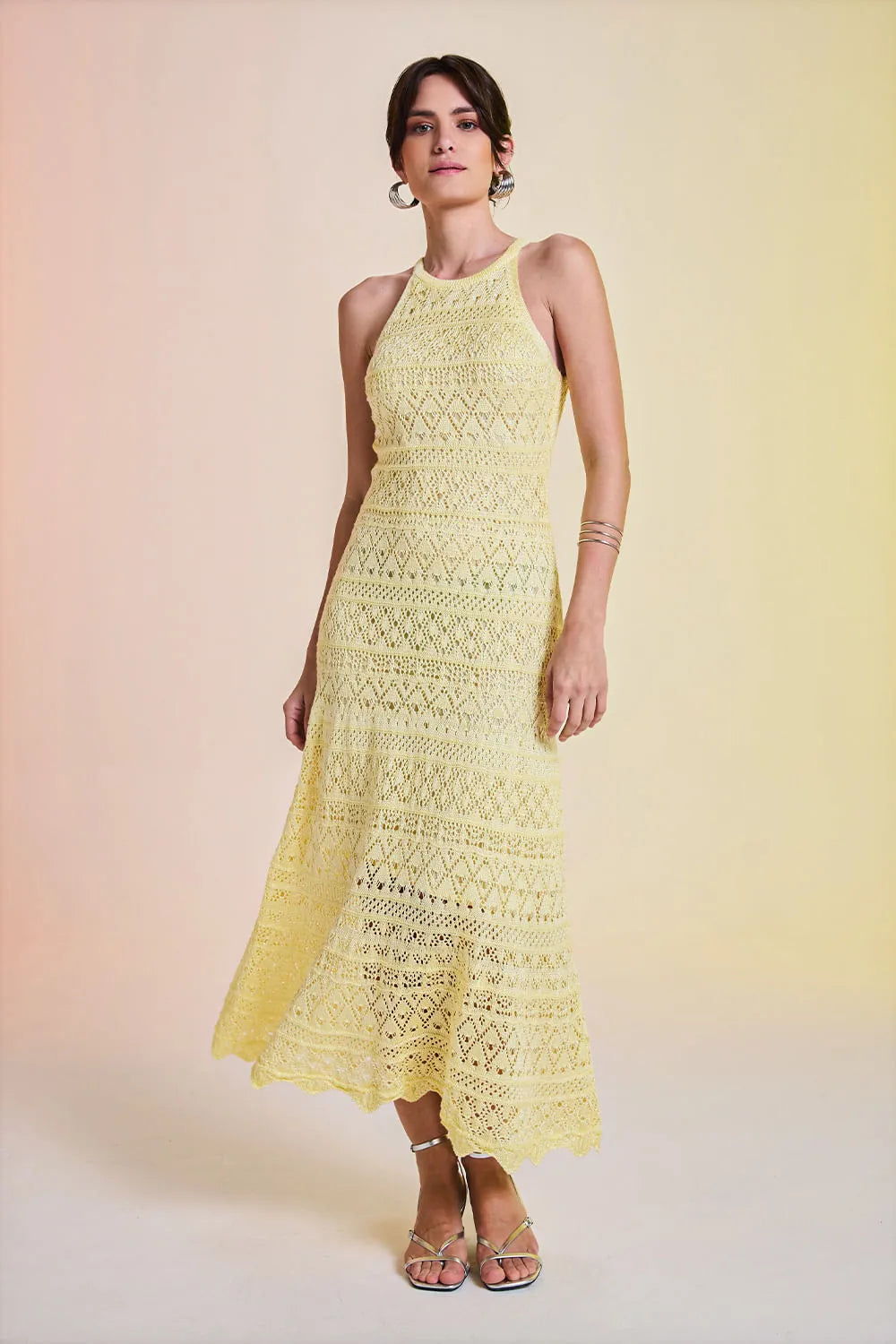 Vestido Tricot Midi Kat