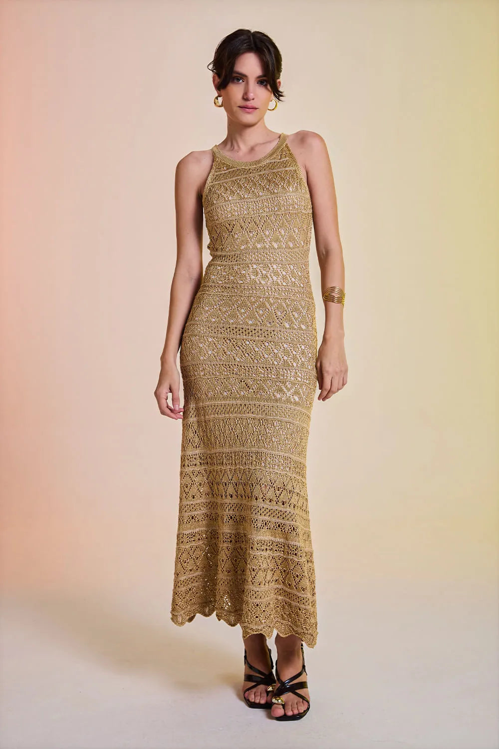 Vestido Tricot Midi Kat