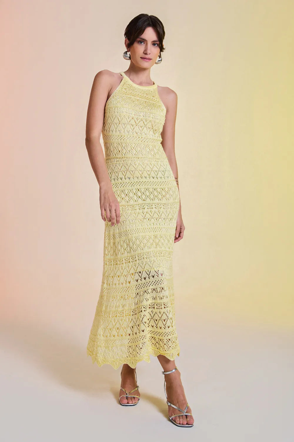 Vestido Tricot Midi Kat