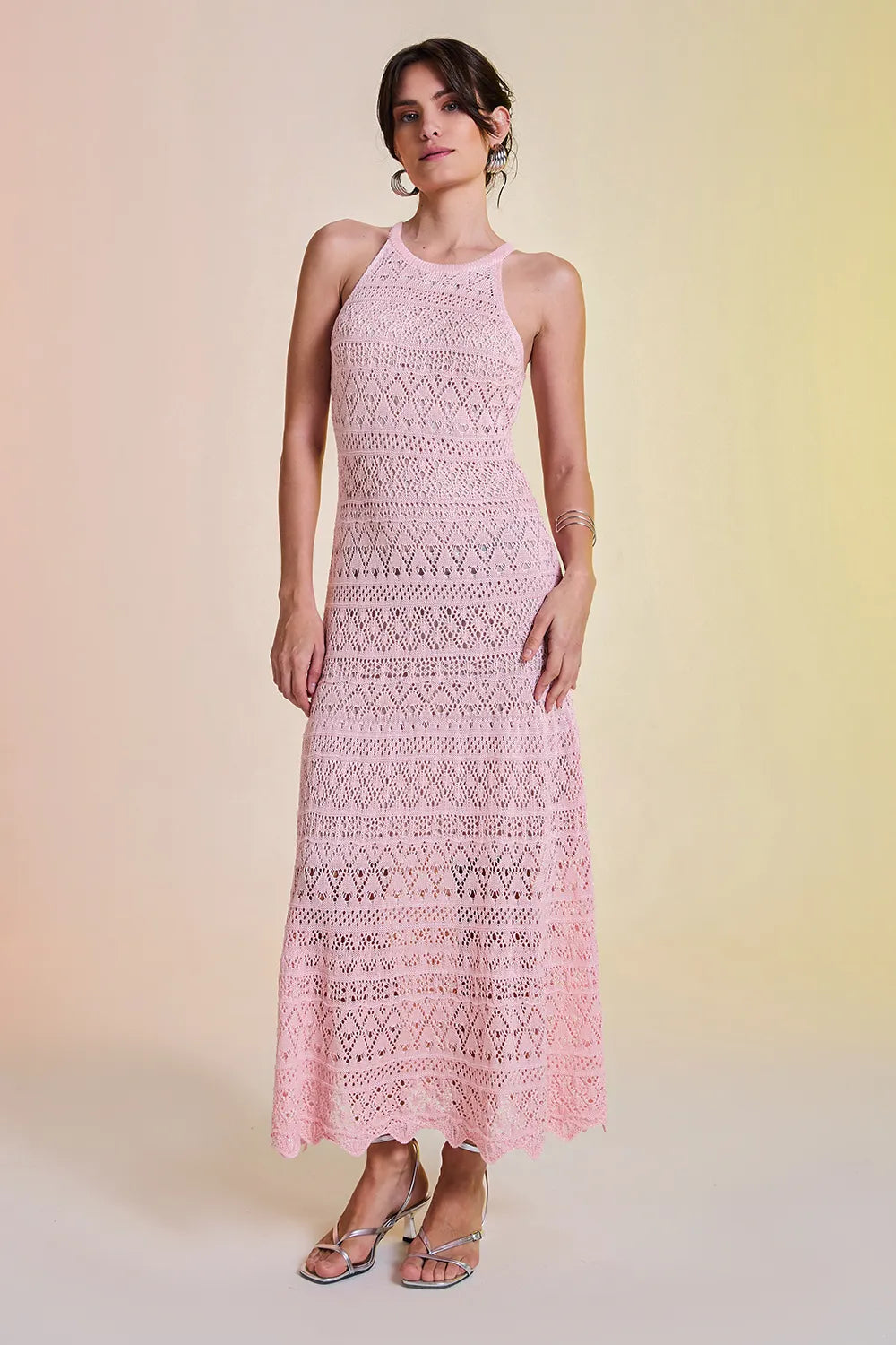 Vestido Tricot Midi Kat