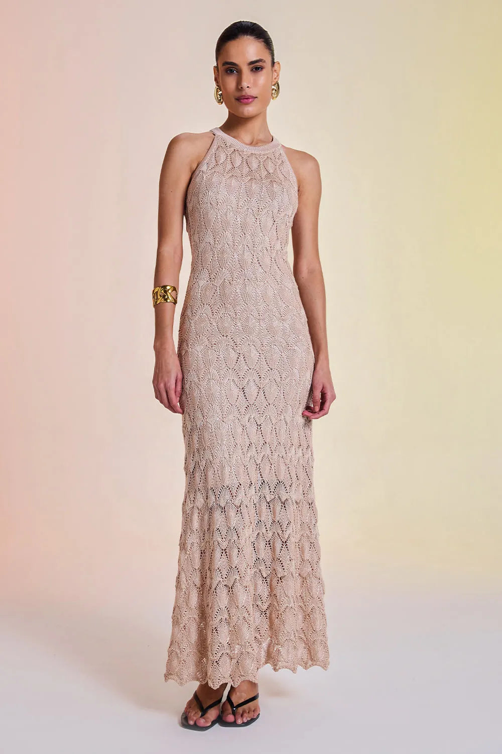 Vestido Tricot Midi Mel
