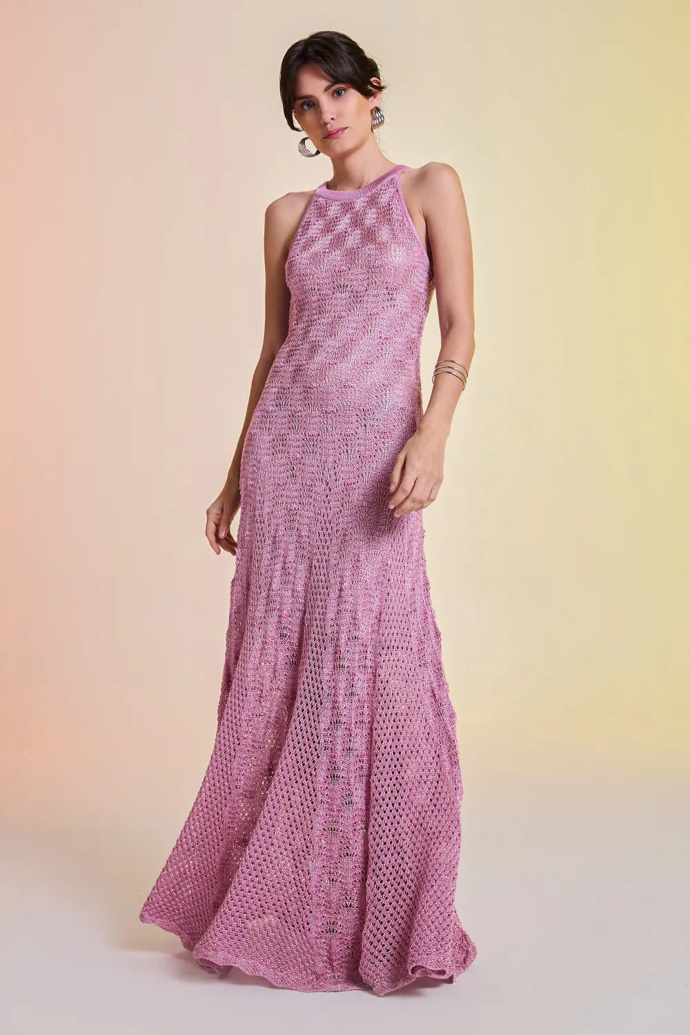 Vestido Tricot Longo Gabriele