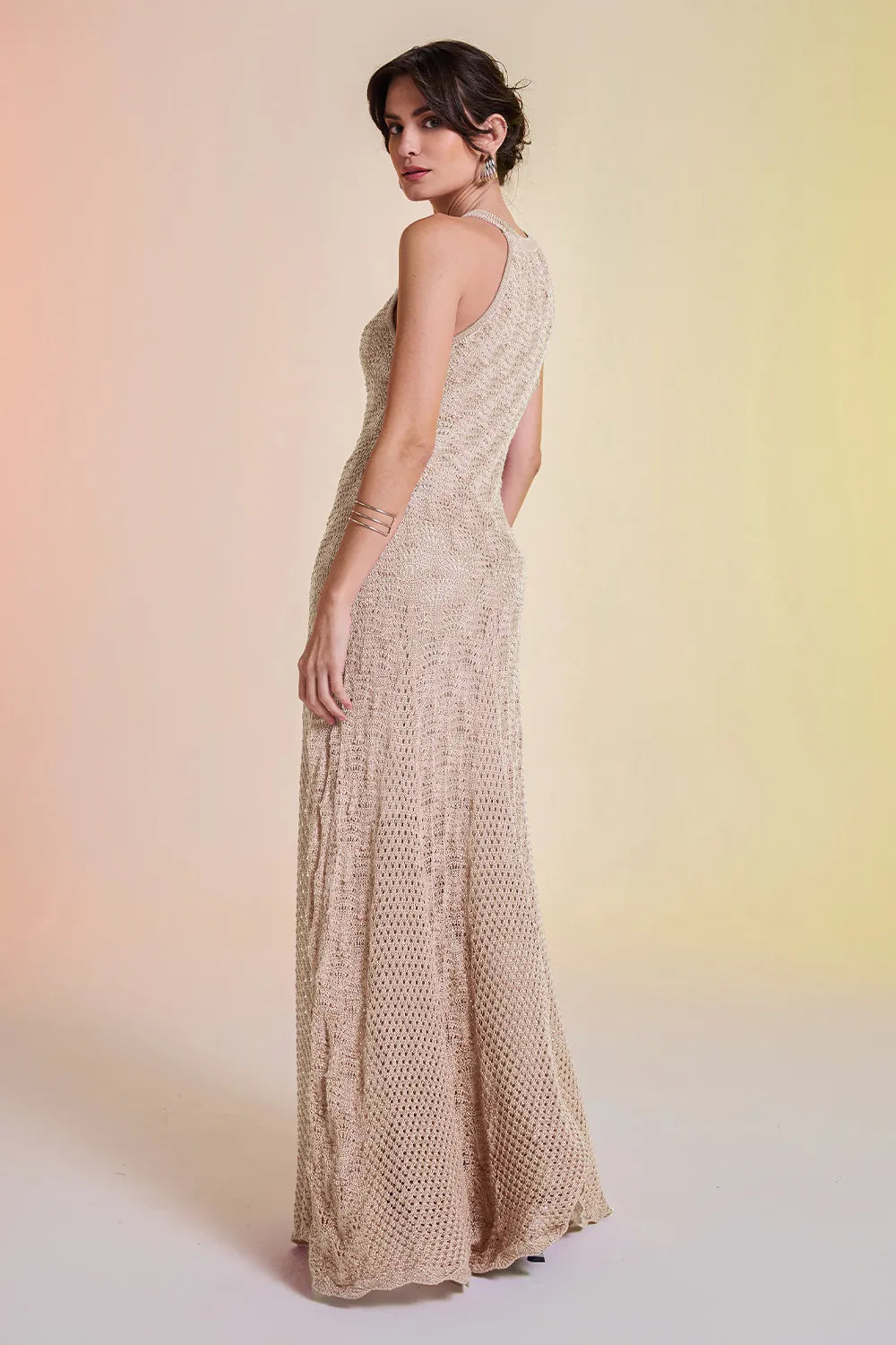 Vestido Tricot Longo Gabriele