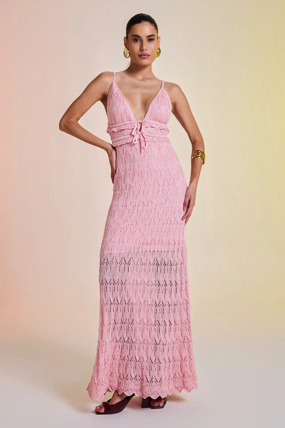 Vestido Tricot Midi Dalila