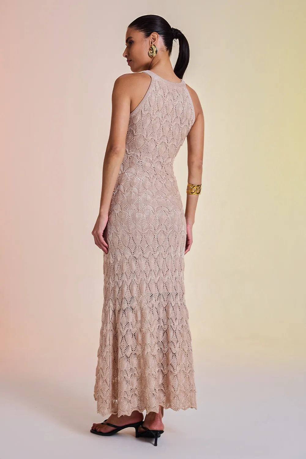 Vestido Tricot Midi Mel