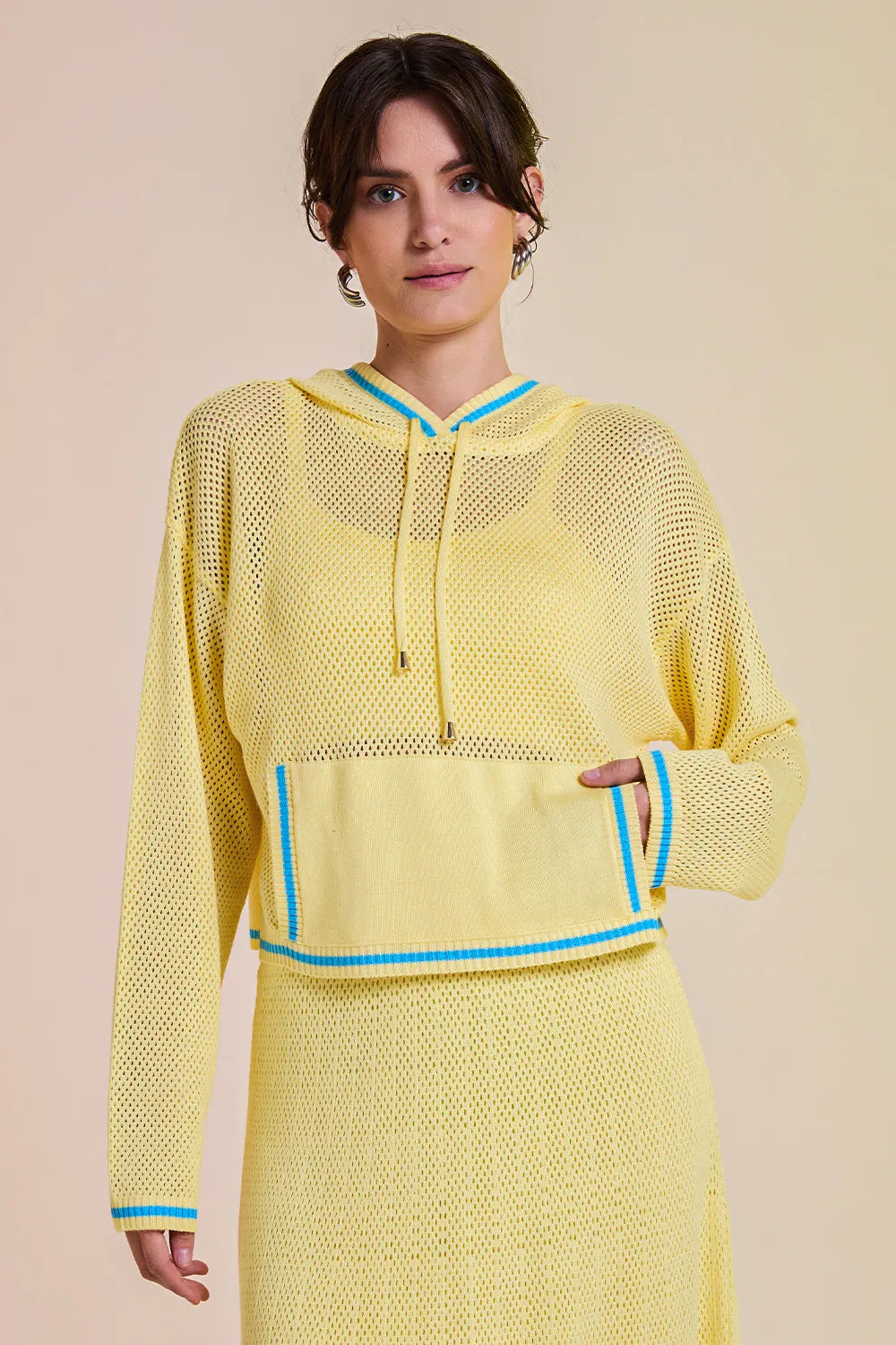 Cropped Tricot Eloá Com Top