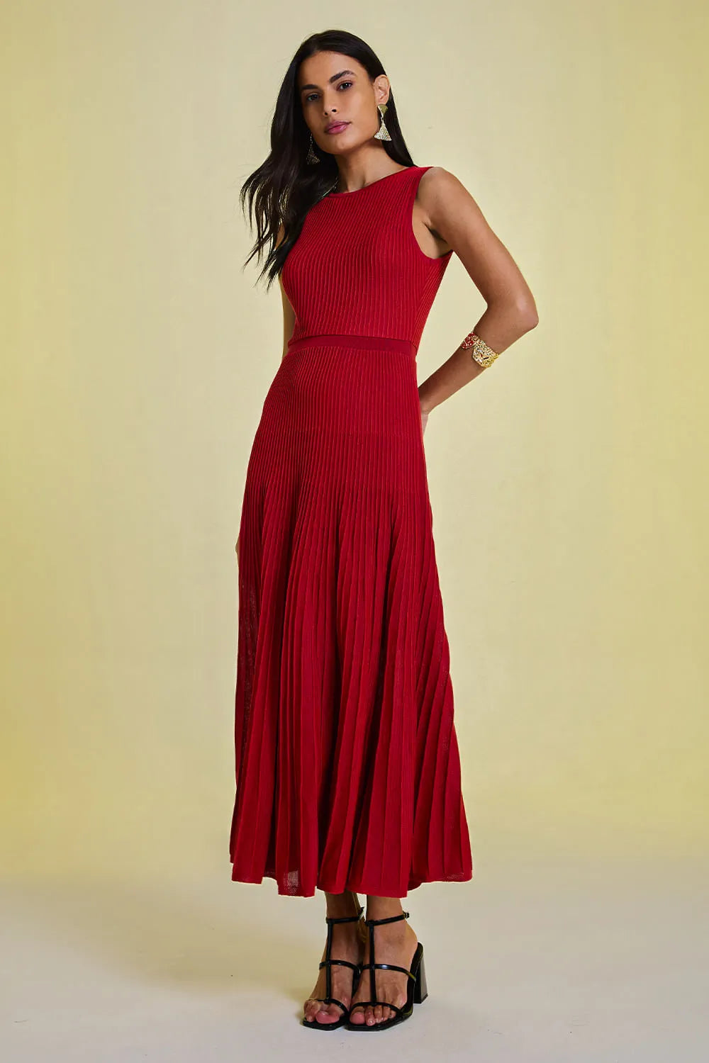 Vestido Tricot Midi Clarice