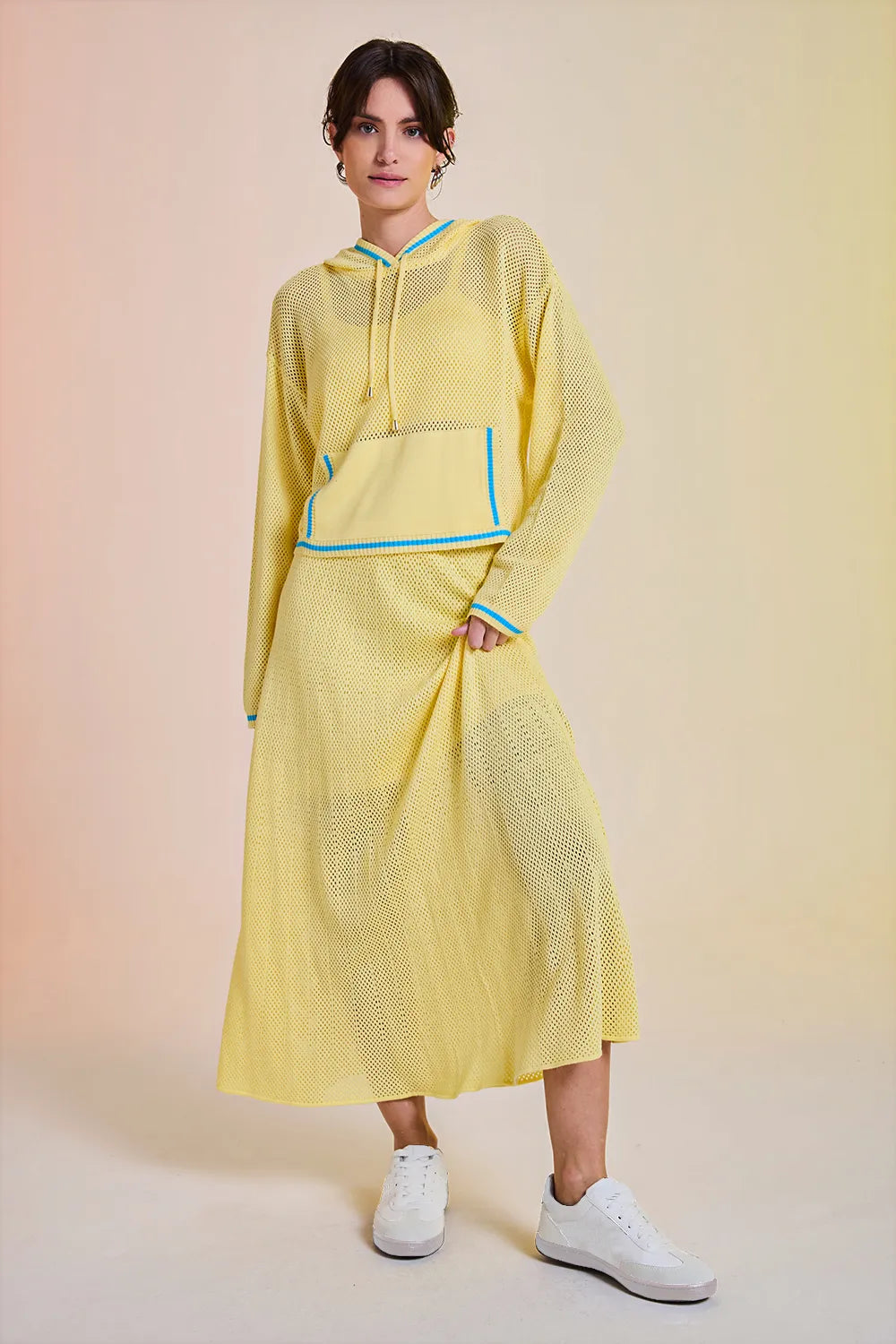 Conjunto Cropped + Saia Eloá
