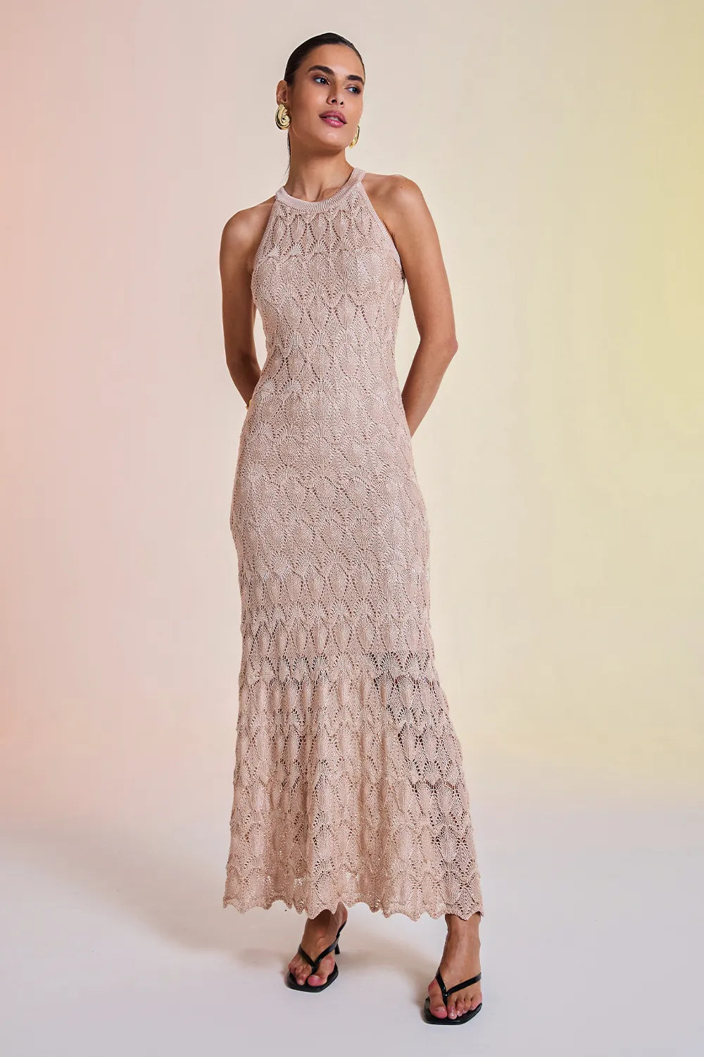 Vestido Tricot Midi Mel