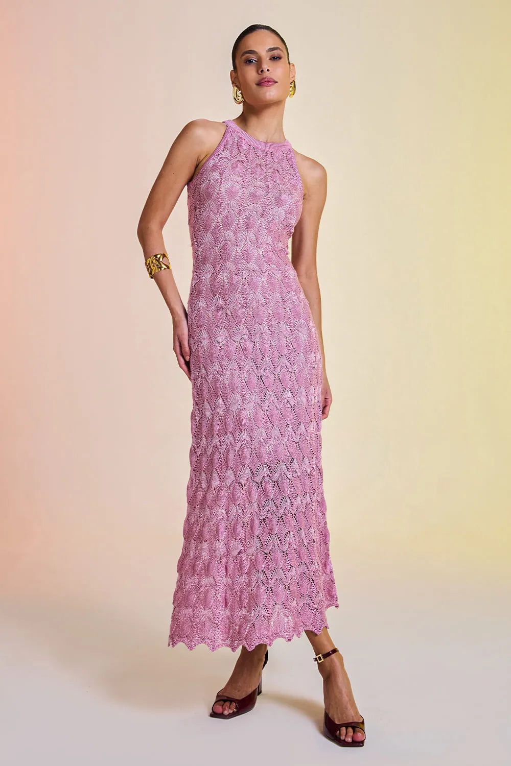 Vestido Tricot Midi Mel