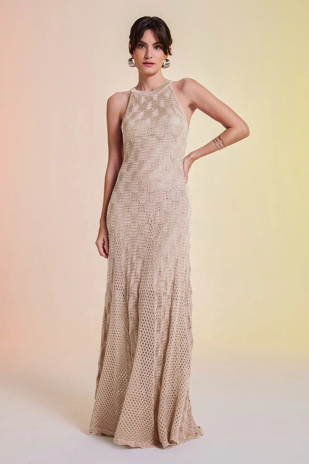 Vestido Tricot Longo Gabriele