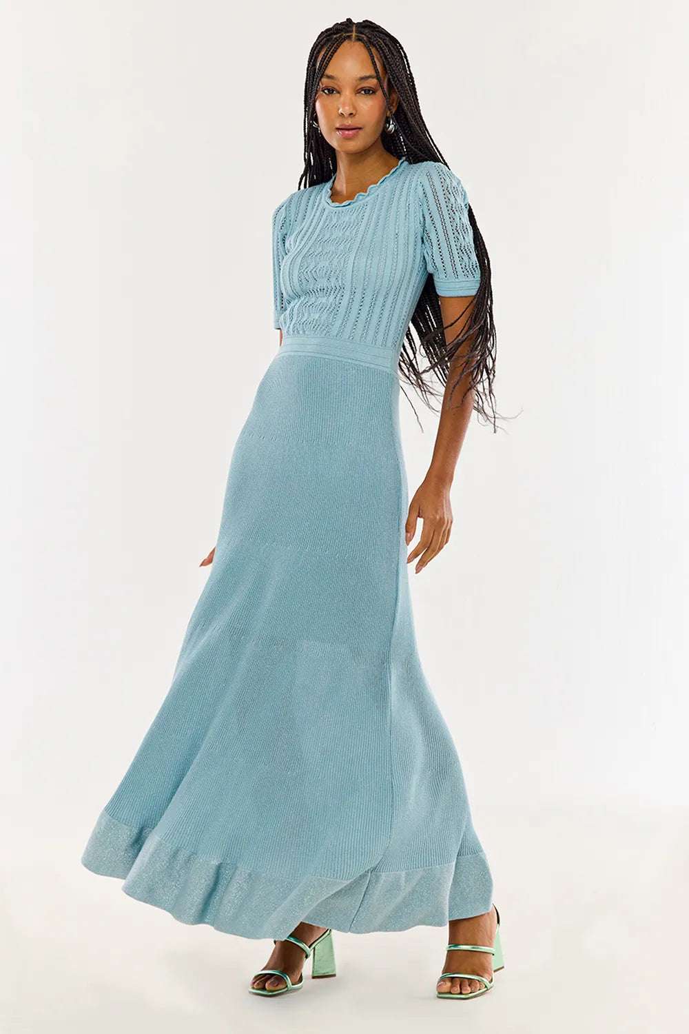 Vestido Tricot Midi Poliana