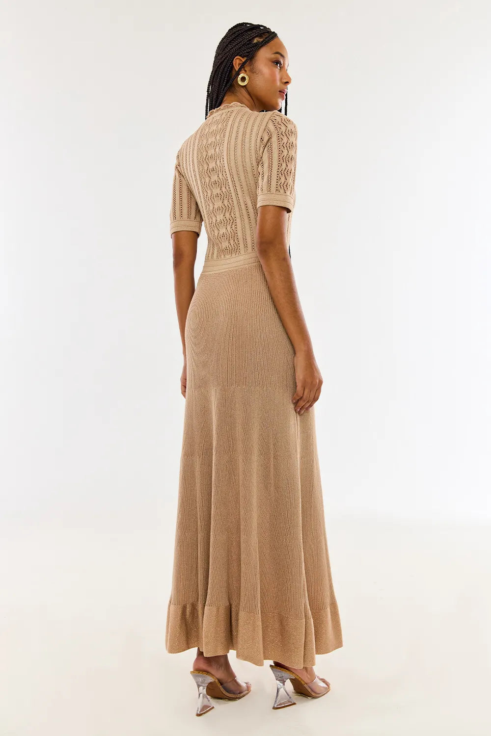 Vestido Tricot Midi Poliana