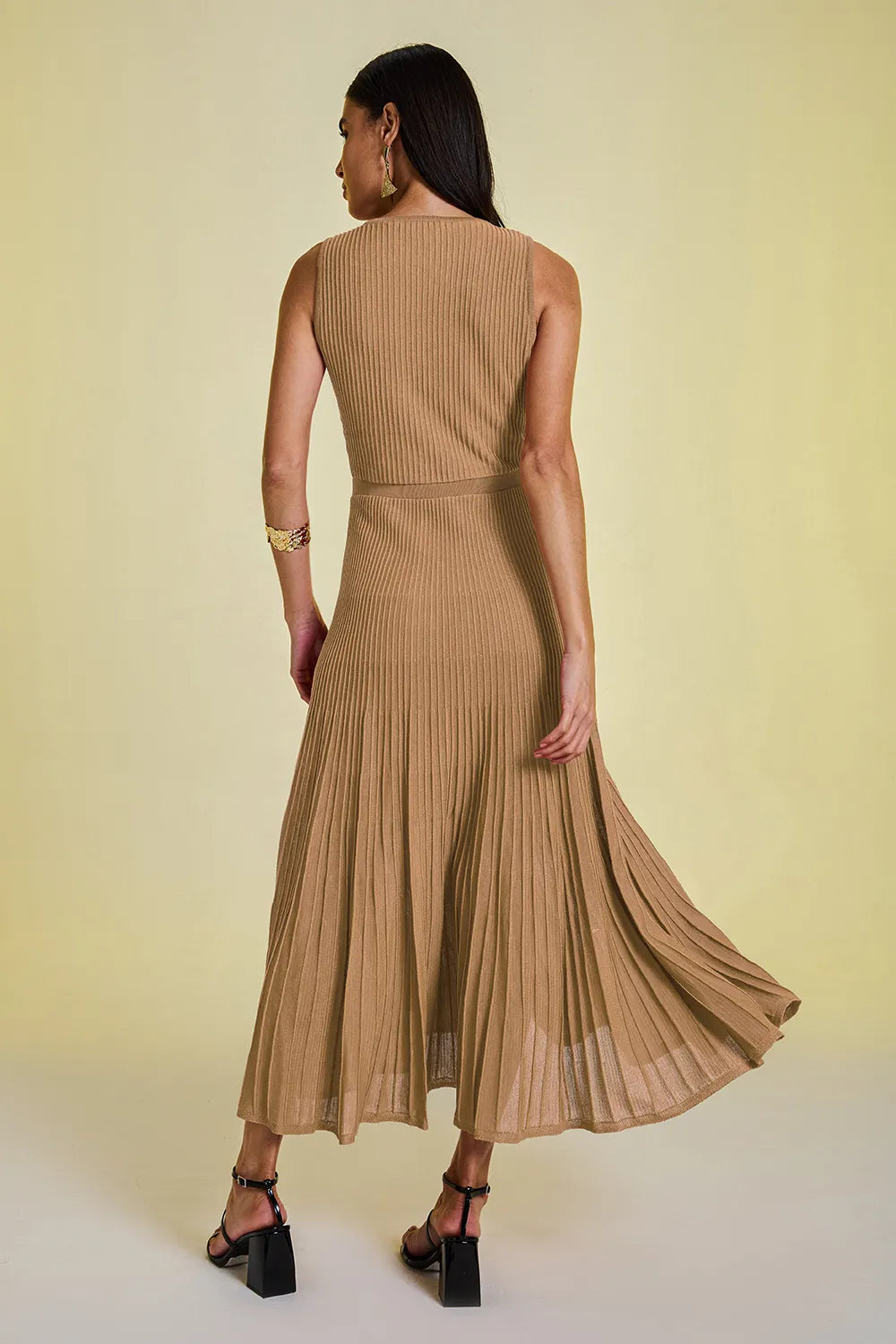 Vestido Tricot Midi Clarice