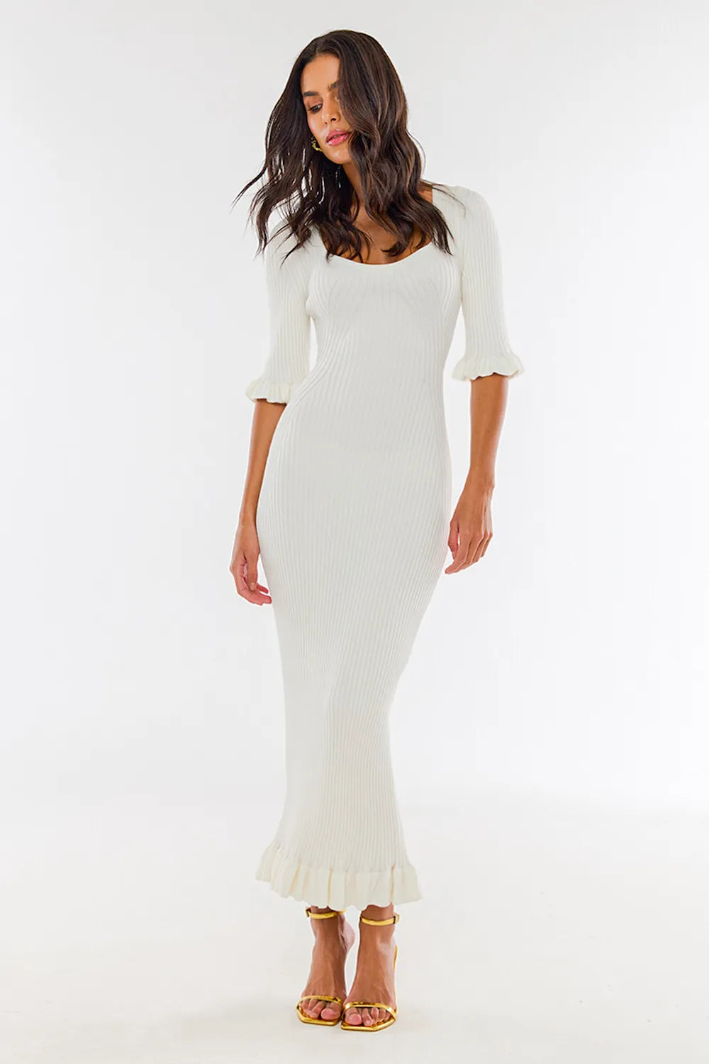 Vestido Tricot Midi Charlie