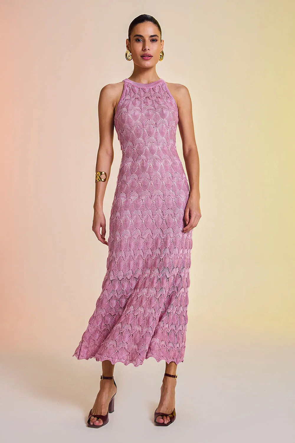 Vestido Tricot Midi Mel